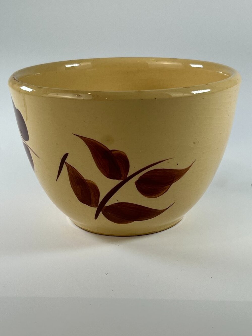 Vintage Watt AUTUMN FOLIAGE #63 Crock Mixing Bowl - Cottagecore Farmhouse